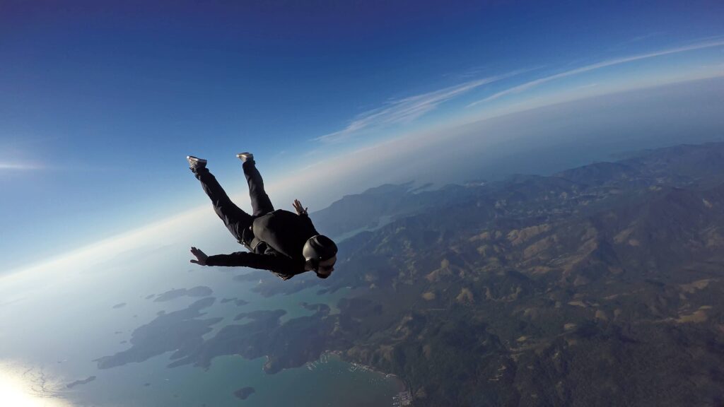 Chute libre, saut en parachute