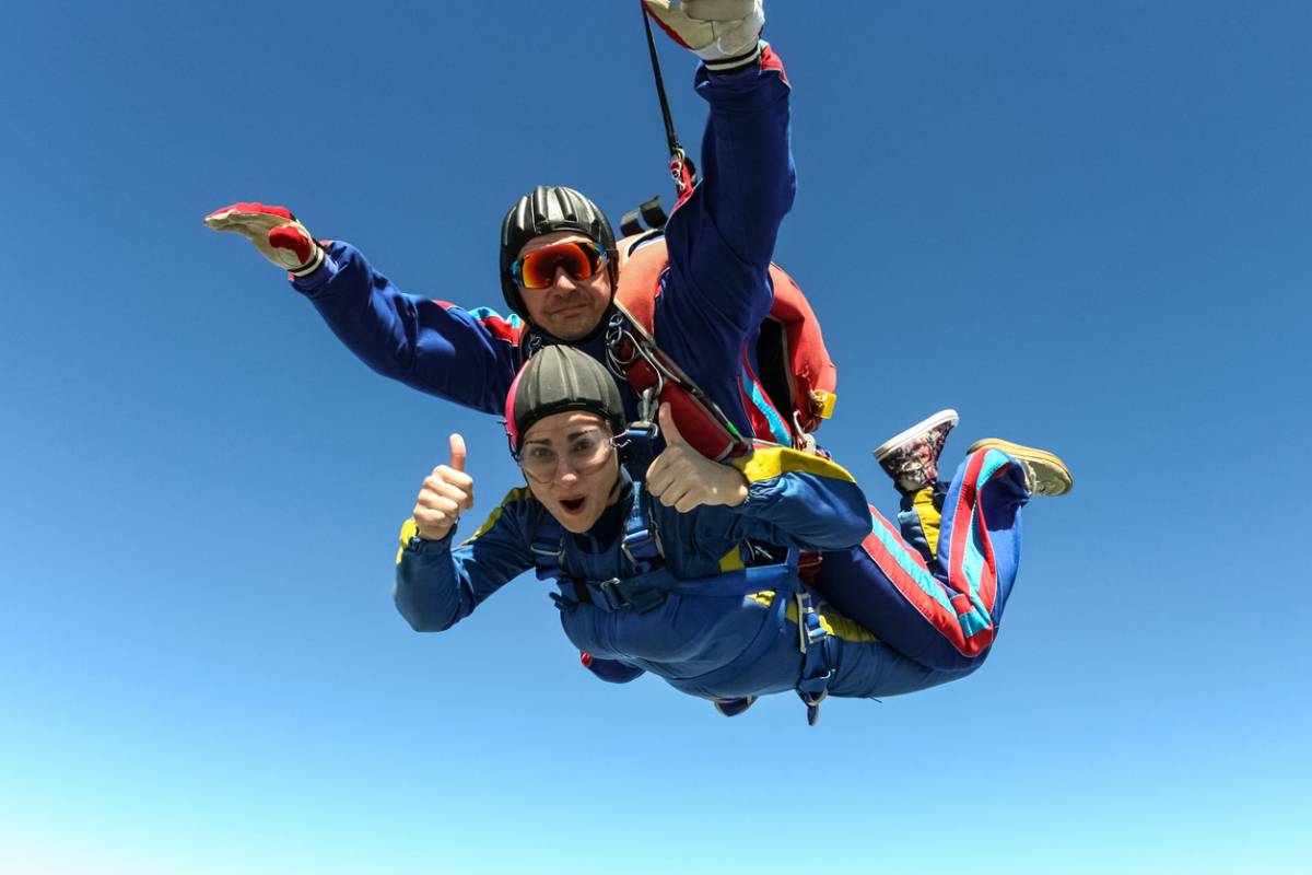 À quelle période faire un saut en parachute ?
