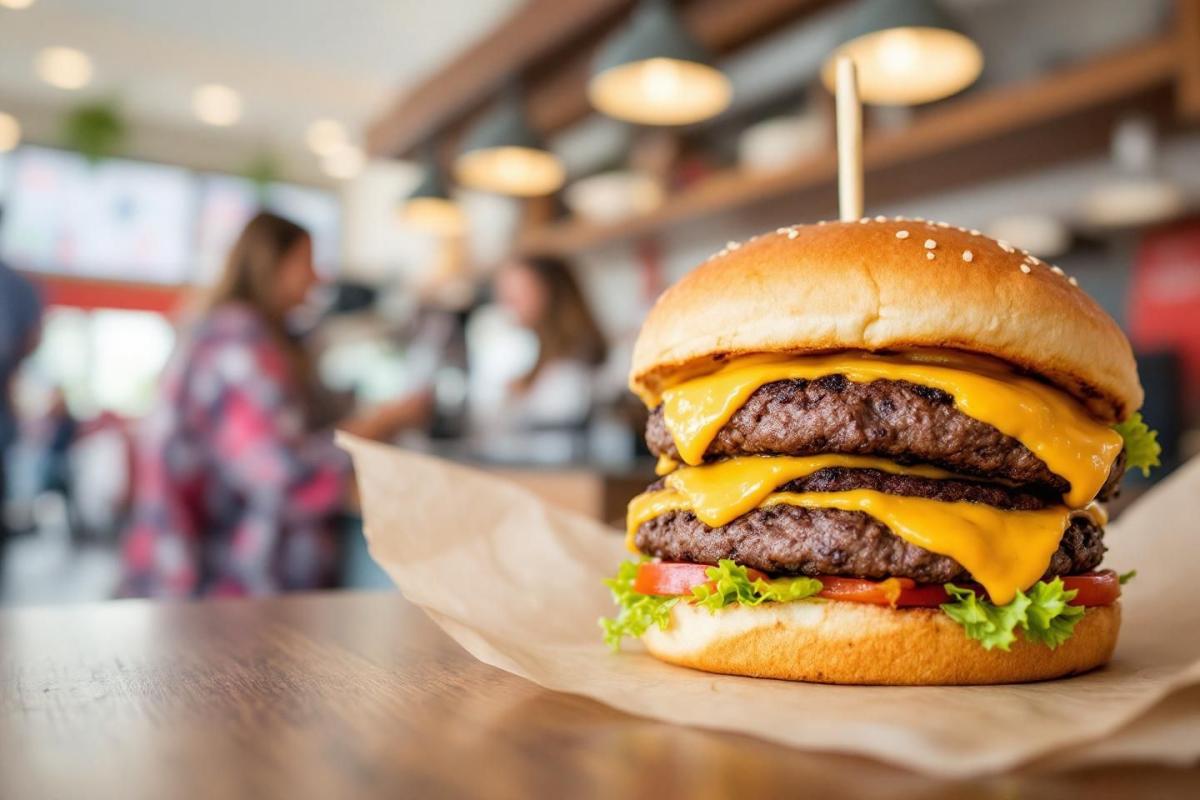 Calories et faits nutritionnels pour double cheeseburger : guide complet