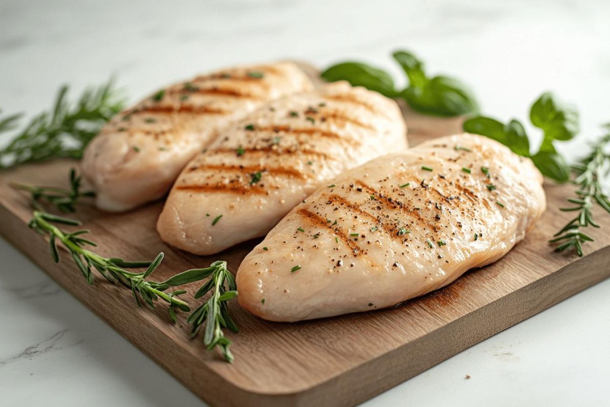 Calories du poulet : blanc de poulet et valeurs nutritionnelles pour 100g
