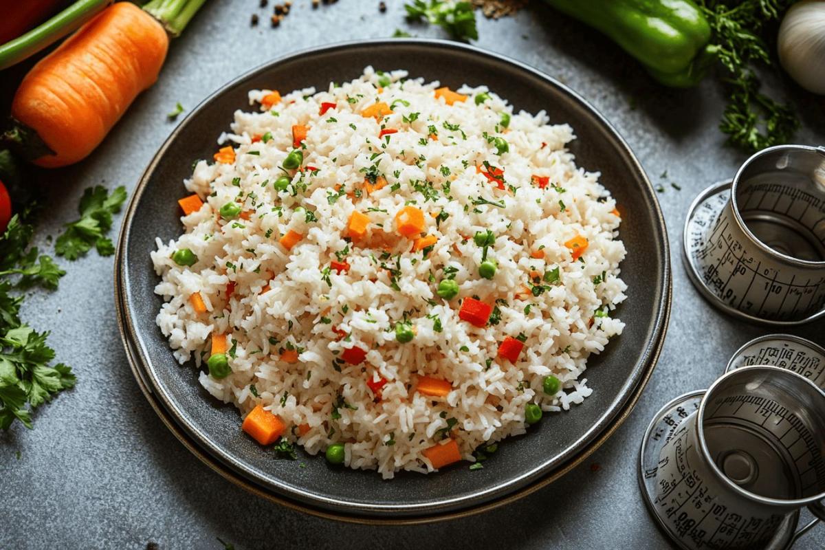 Calories du riz cuit : apports nutritionnels, protéines et glucides par portion