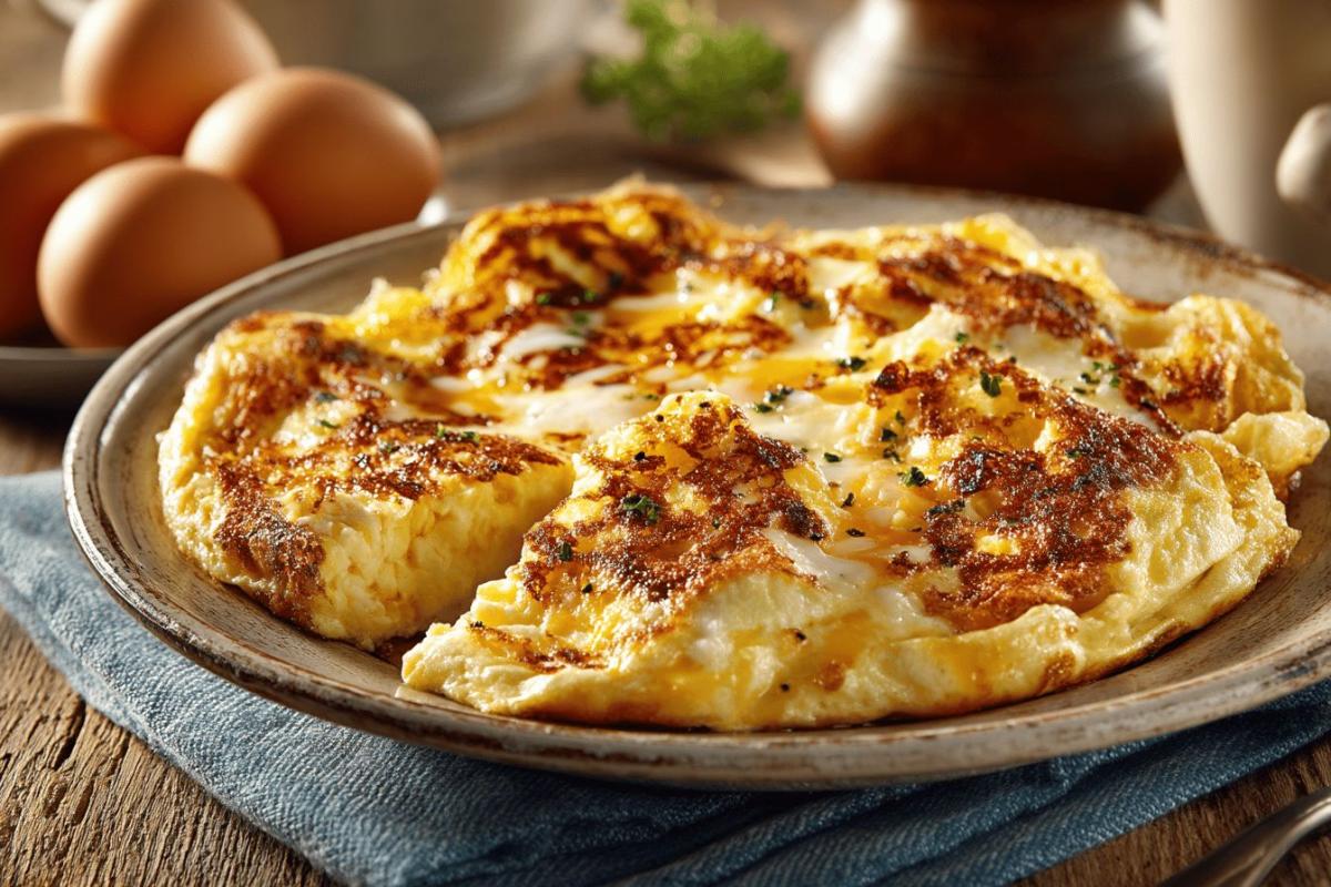 Calories et valeurs nutritives d'une omelette de 4 œufs : combien de calories contient-elle ?