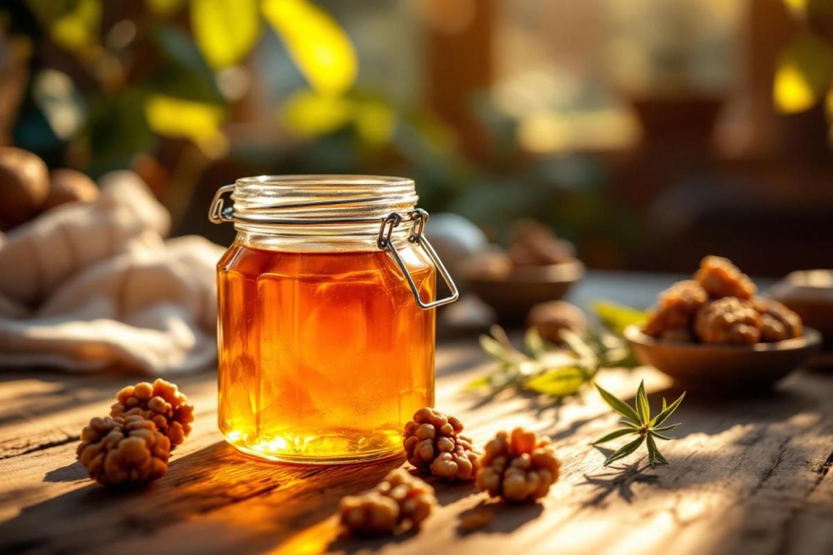 Confiture de noix au miel | recette gourmande