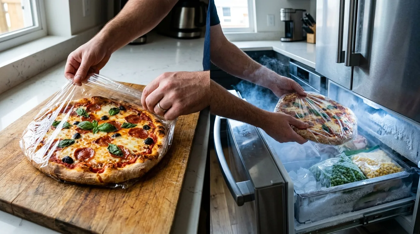 Congeler une pizza cuite : guide complet