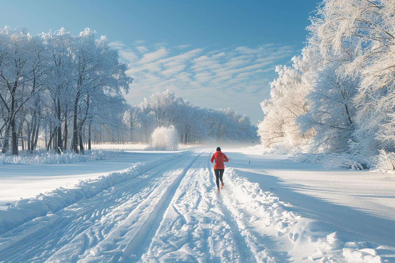 Courir dans la neige : guide et techniques pour une expérience unique et sécuritaire