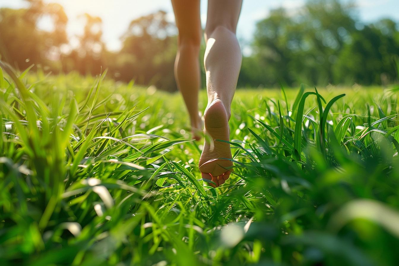 Courir dans l'herbe : 5 bienfaits surprenants pour votre santé et bien-être