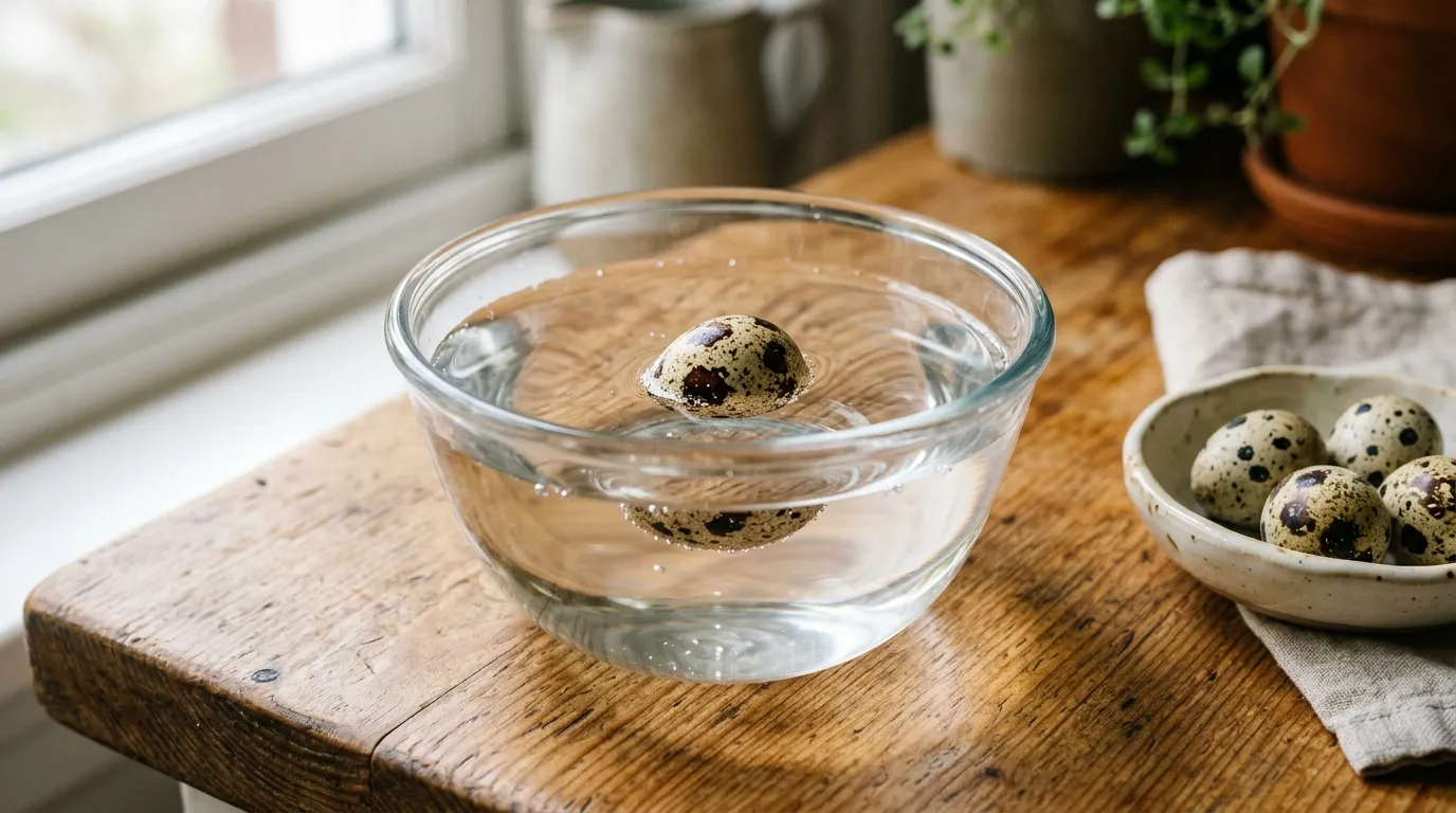 Œuf de caille qui flotte : est-il encore bon à manger ?