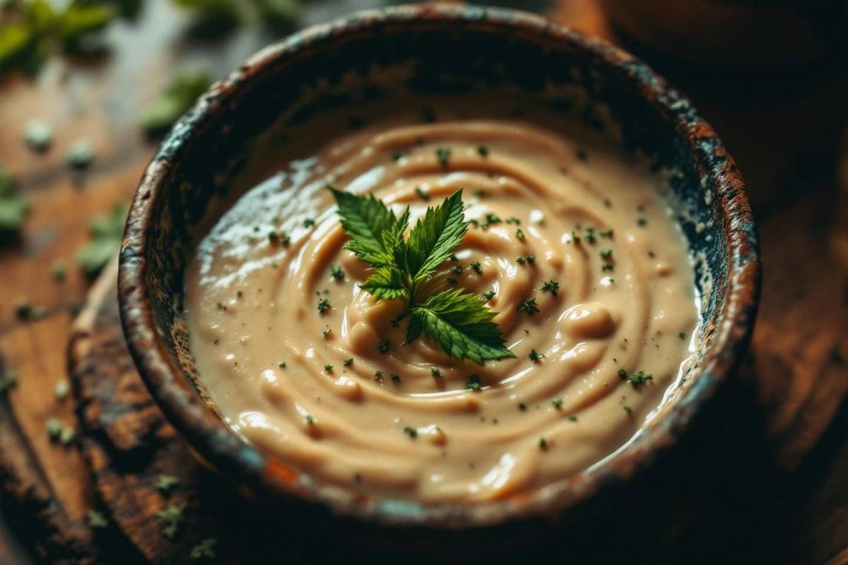 Recette de sauce à la crème fraîche pour semoule facile et gourmande