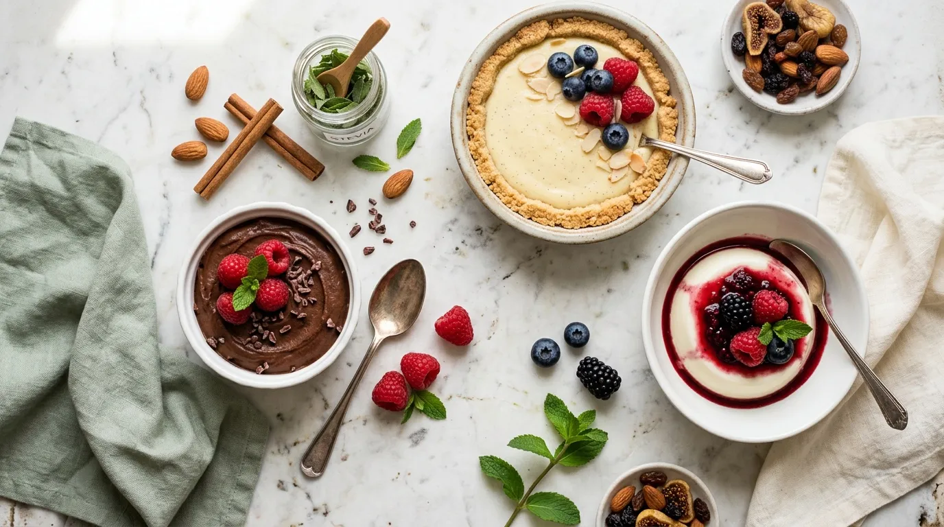 Recettes de desserts sans sucre pour diabétiques : idées gourmandes