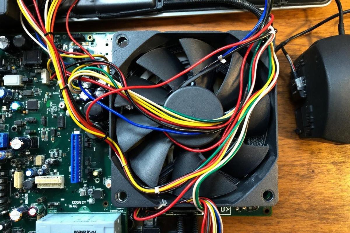Schéma de câblage et branchement d'un ventilateur PC 4 fils