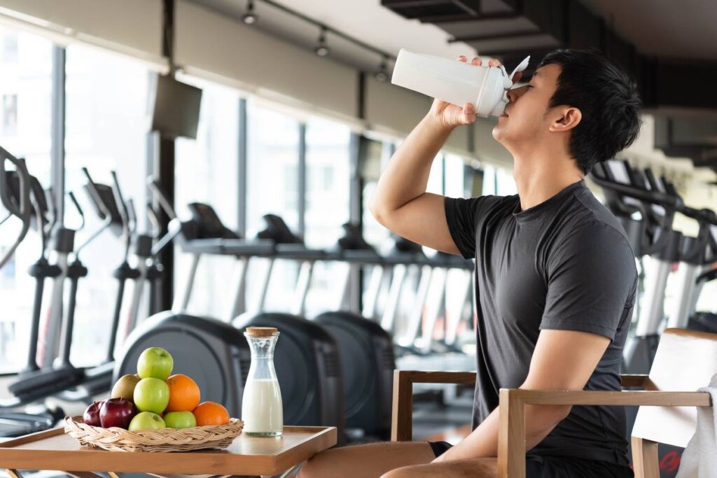 sportif alimentation complément muscle whey
