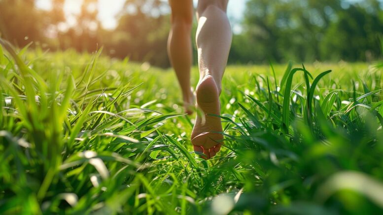 Courir dans l'herbe : 5 bienfaits surprenants pour votre santé et bien-être