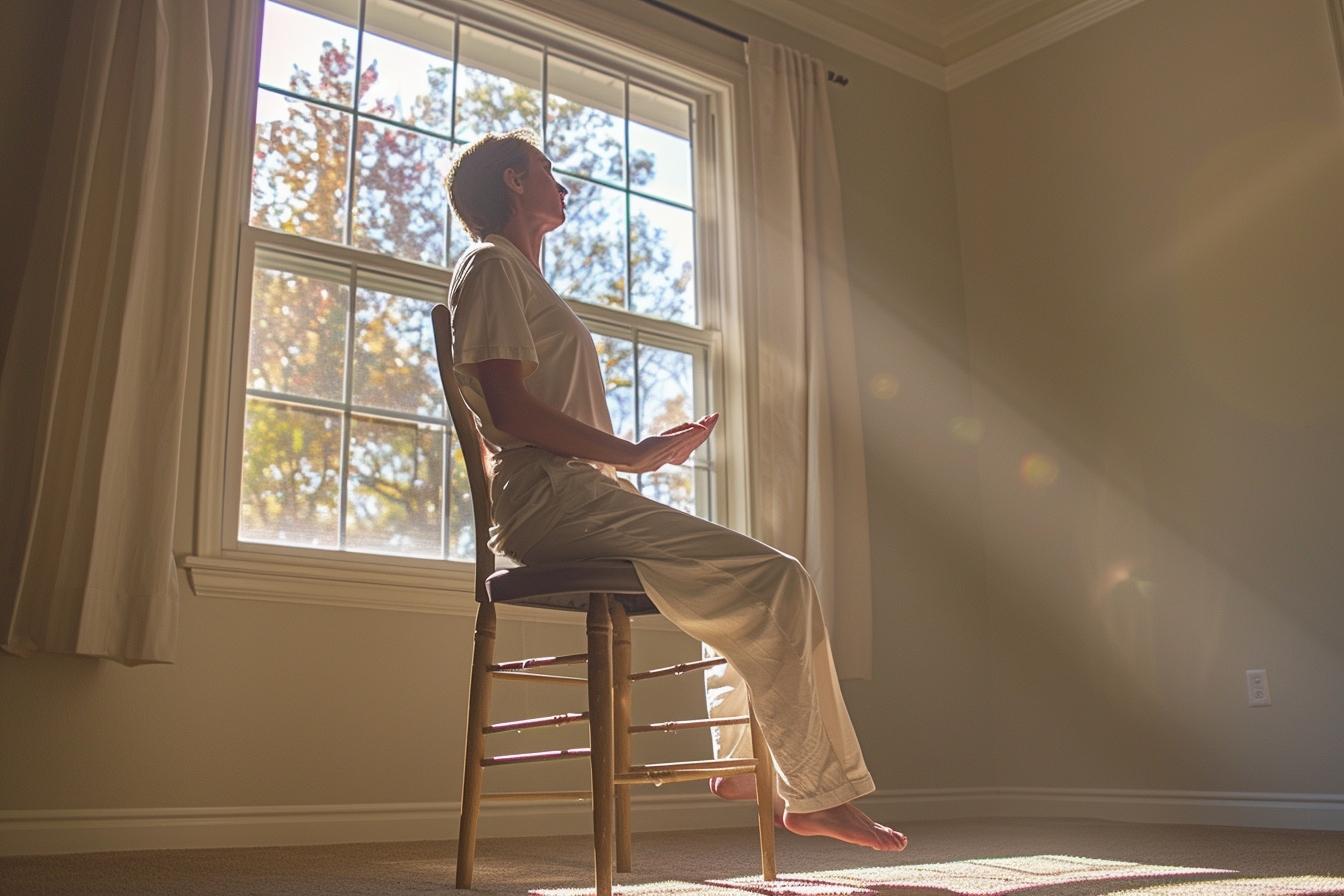 10 exercices efficaces avec une chaise pour se muscler à la maison
