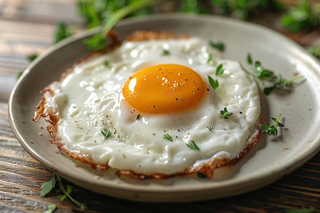 Protéines dans un oeuf au plat : quantité, qualité et bienfaits nutritionnels pour votre santé