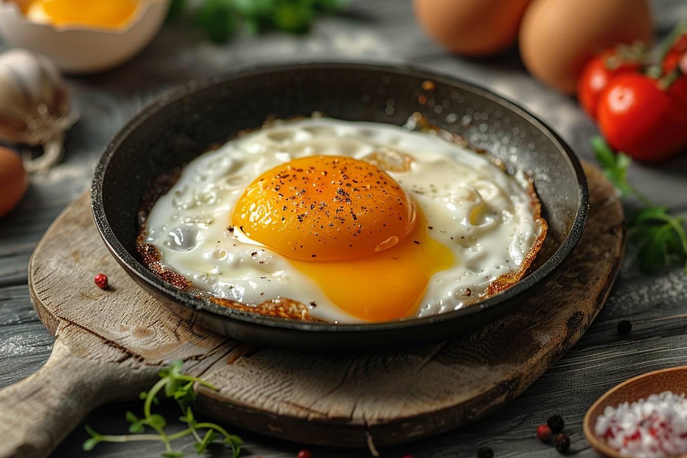 La valeur nutritionnelle d'un œuf au plat : protéines, vitamines et minéraux essentiels