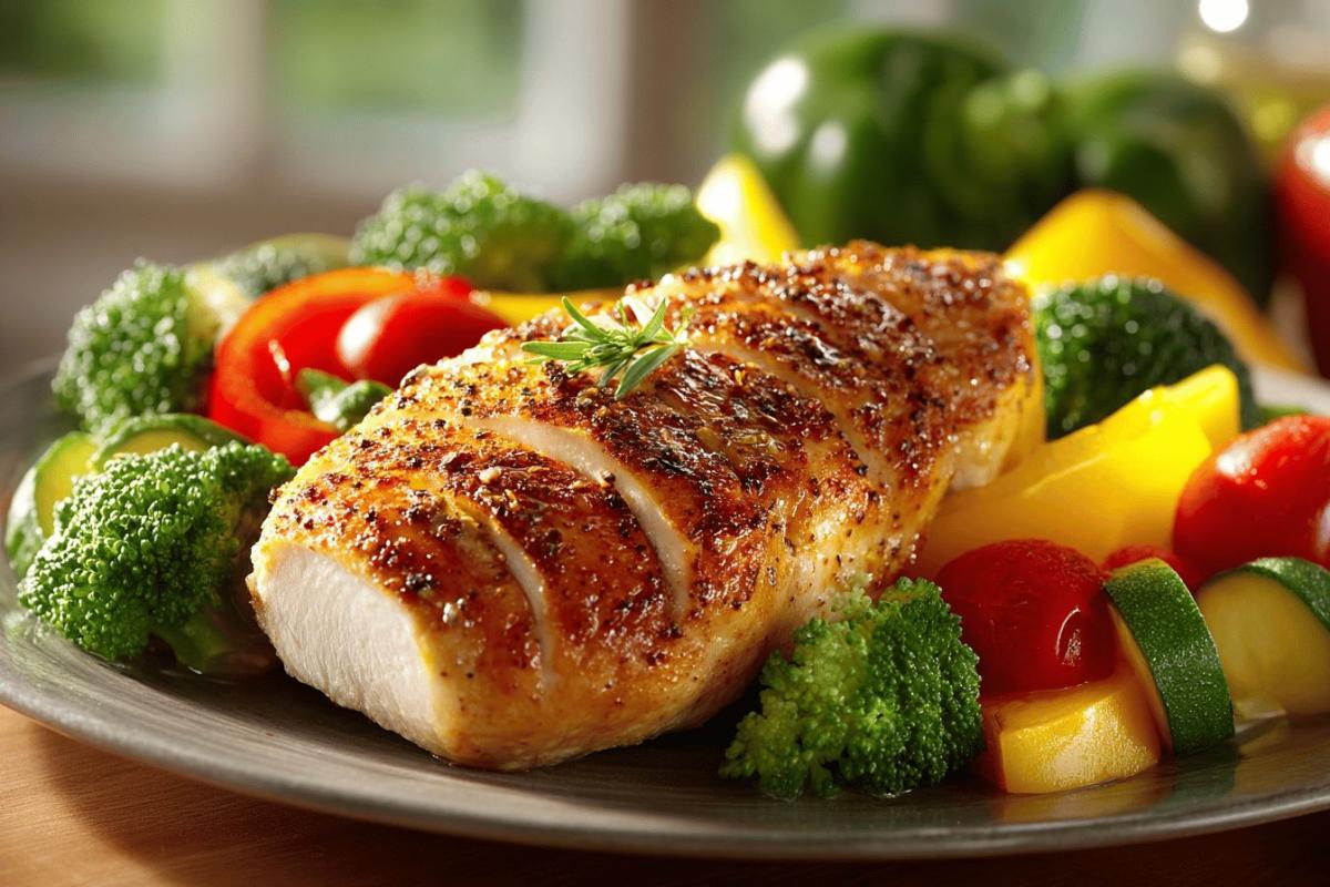 Calories et valeurs nutritionnelles du poulet : combien de calories dans 100g de blanc de poulet ?