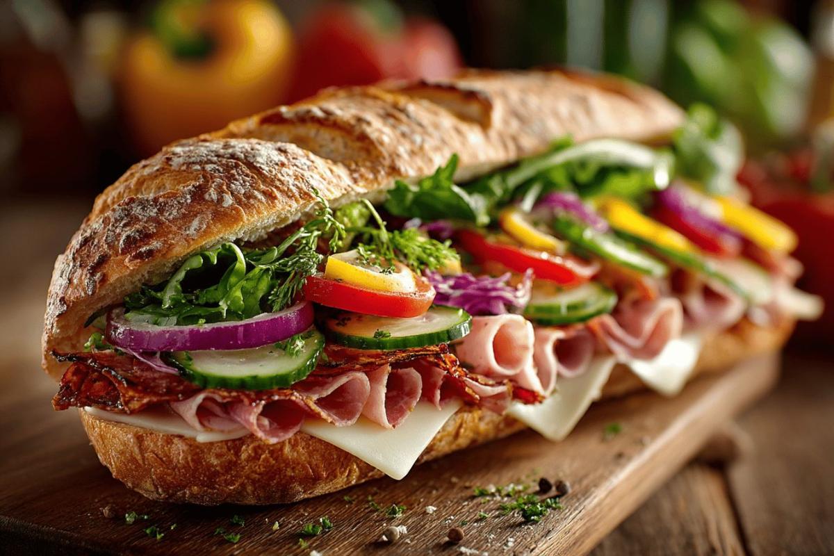 Subway sandwich calories : découvrez l'information nutritionnelle complète