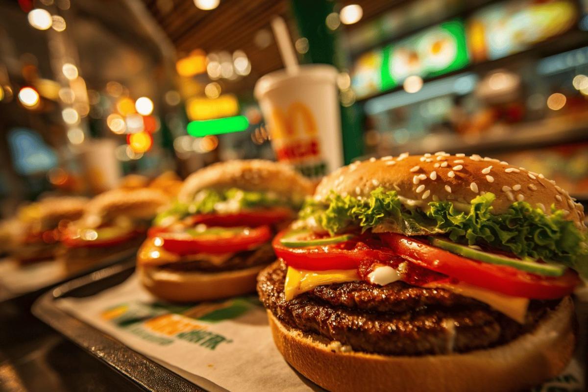 Burger King calories : information nutritionnelle et valeurs caloriques des produits