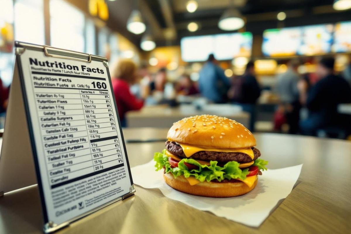 Calories McDouble chez McDonald's : valeur nutritive et informations complètes