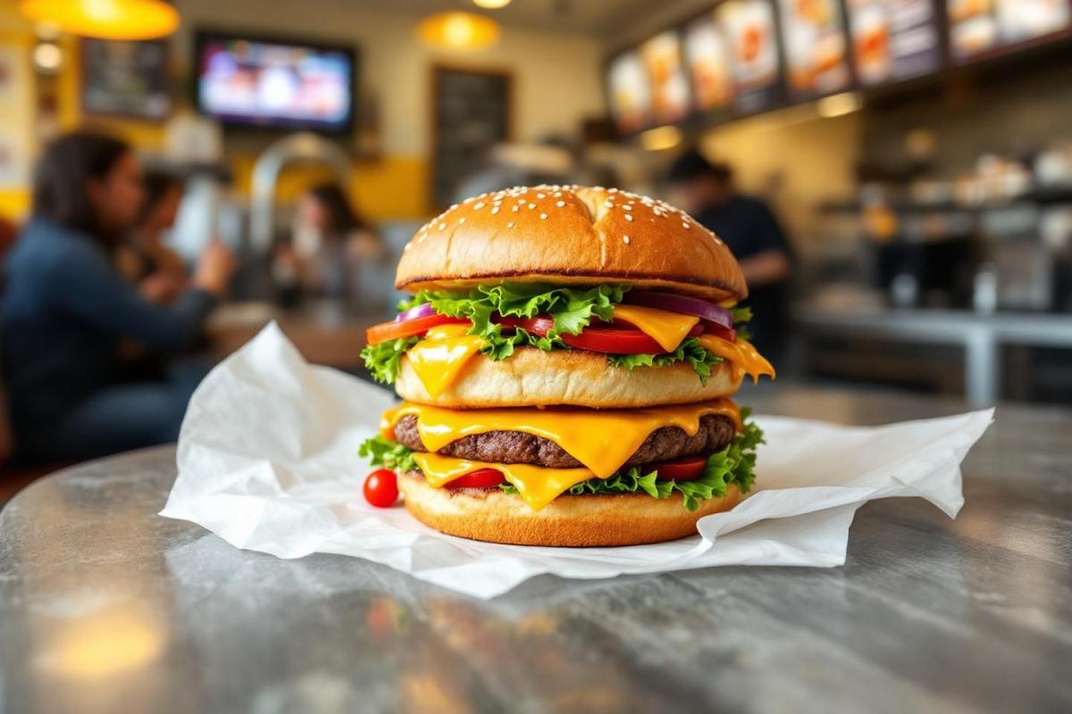 Calories double stacker : découvrez les valeurs nutritionnelles de ce sandwich savoureux