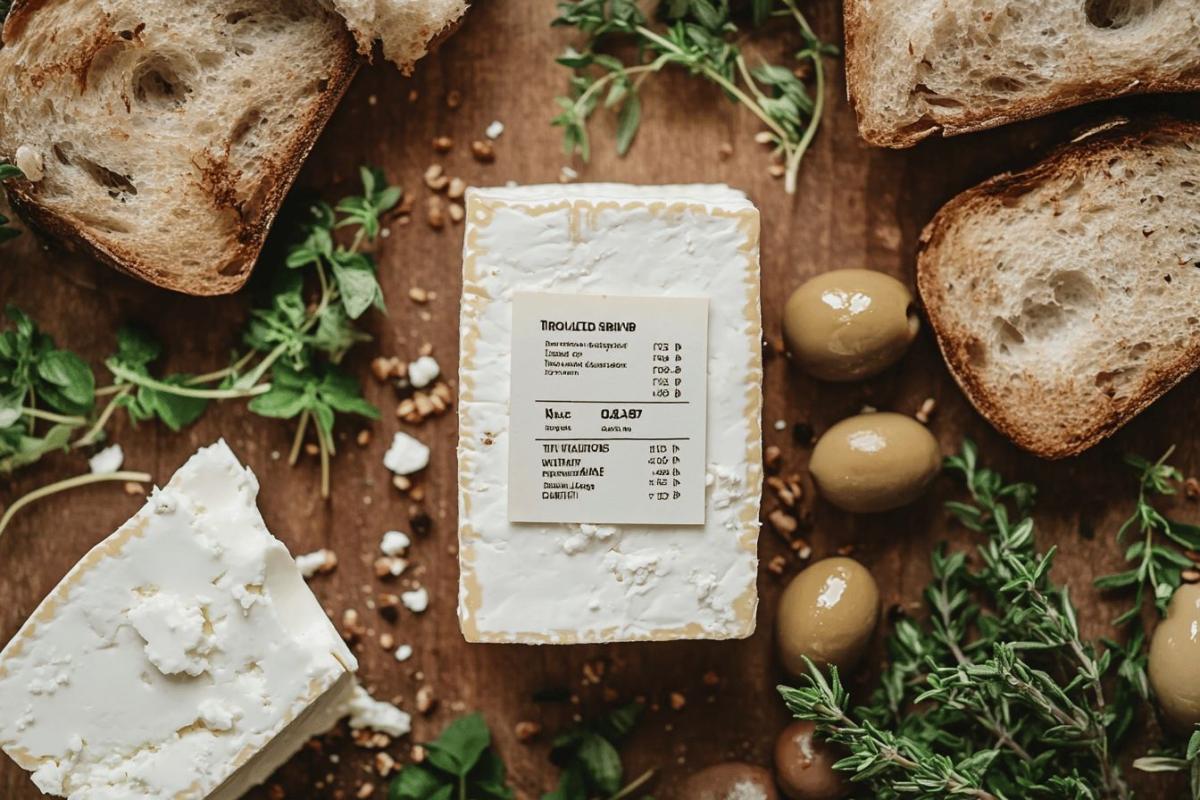 Fromage feta : calories et valeurs nutritionnelles pour une alimentation équilibrée