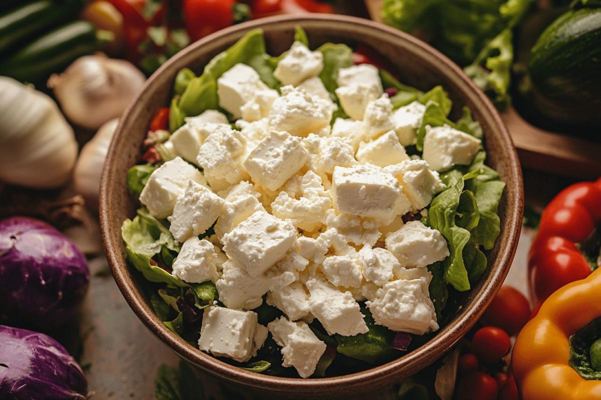 Fromage feta : calories et bienfaits nutritionnels à connaître