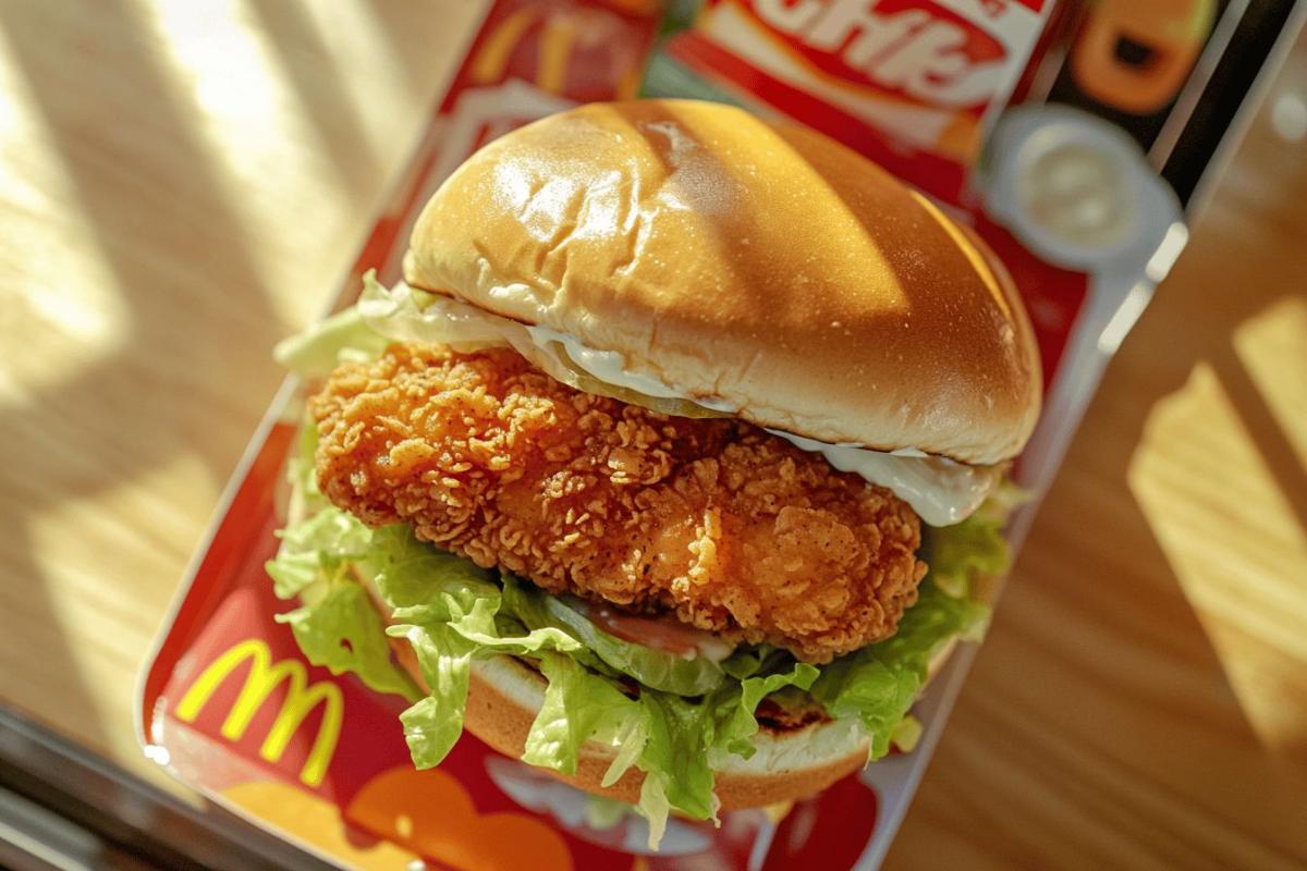 Calories et faits nutritionnels du McChicken McDonald's - informations complètes
