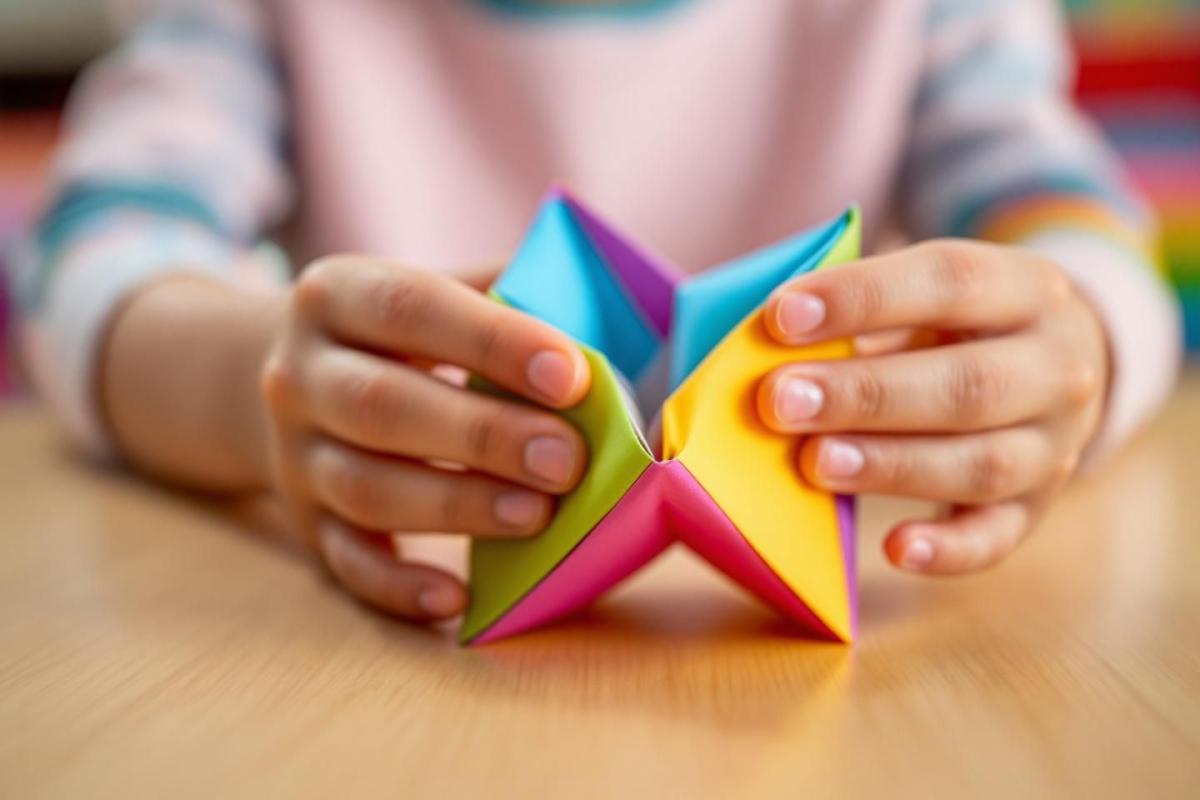 Quoi écrire dans une cocotte en papier : idées amusantes pour enfants